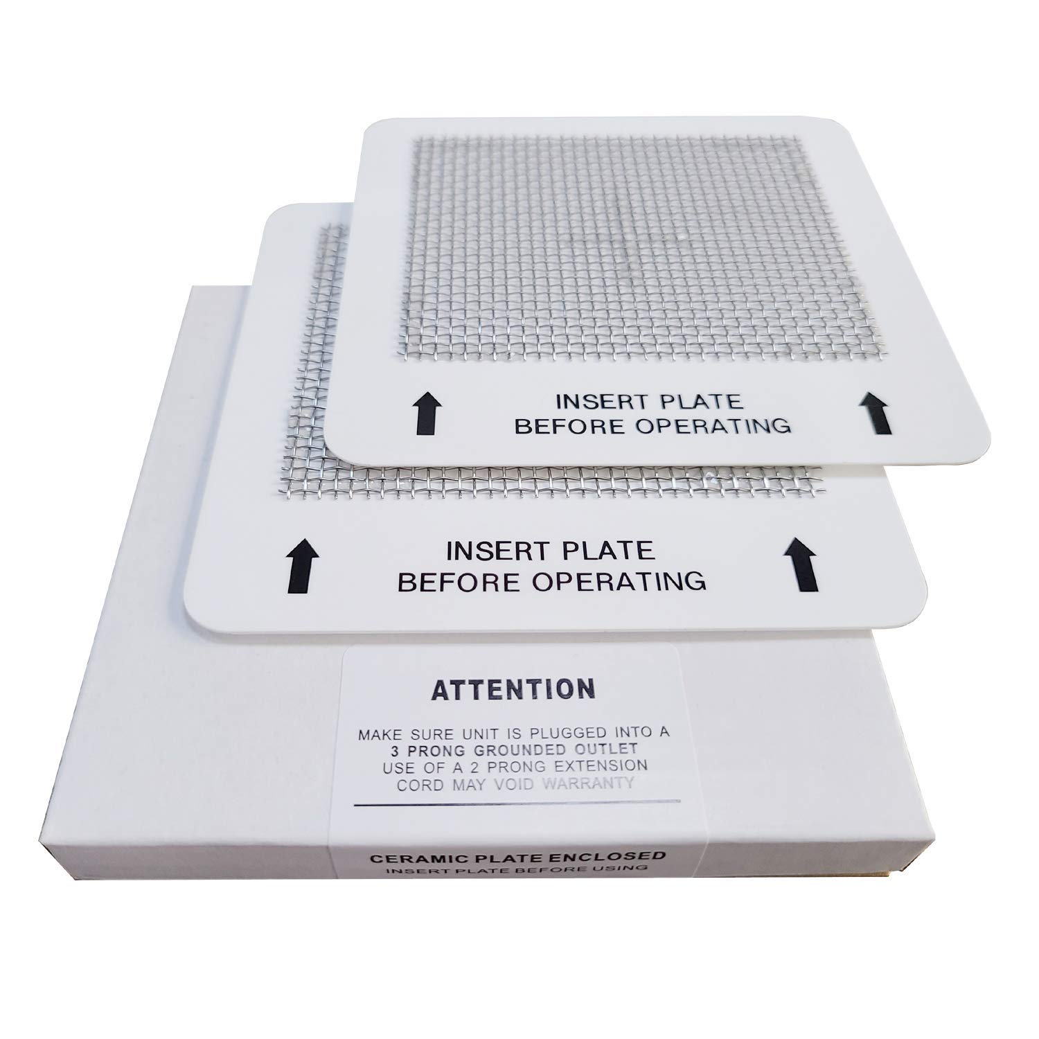 Universal Ceramic Ozone Plates for Ozone Generators - 4.5