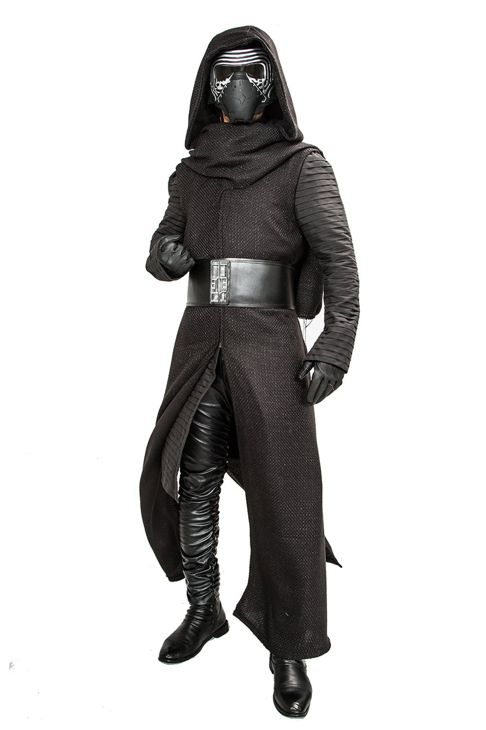 XCOSTUME® Men's Premium Kylo Ren Costume Full Suit with Belt & Gloves - Star Wars Cosplay Outfit for Halloween, Comic Con & Costume Parties (2024 New Version V3)