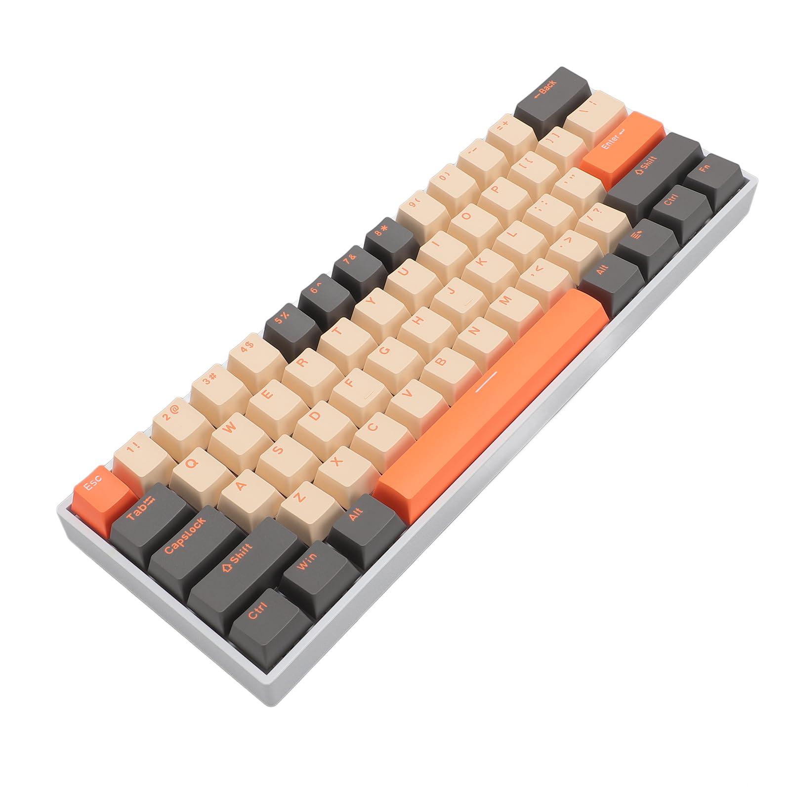 Jectse 61-Key RGB Mechanical Gaming Keyboard - Blue Switch, Hot-Swappable, Wireless for PC/Mac Gaming