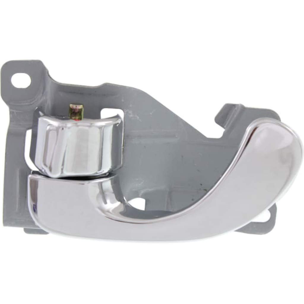 Mitsubishi Galant 1999-2003 Chrome Interior Door Handle with Lock Button - Driver Side Front Replacement for All Submodels | Car Accessories & Interior Upgrade