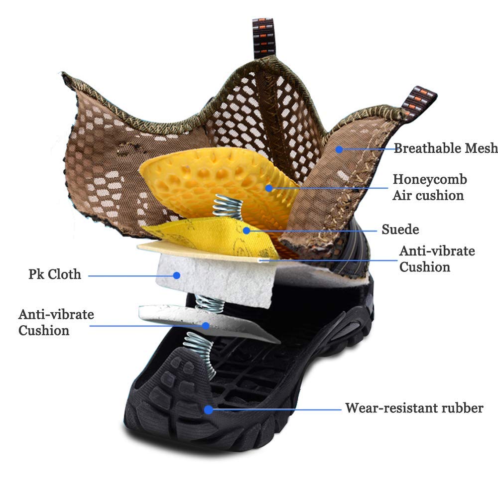 **Men's & Women's Quick-Dry Hiking Water Shoes - Barefoot Aqua Swim Shoes for Pool, Beach, Fishing & River Hiking - Lightweight Sandals for Outdoor Adventures & Water Sports**