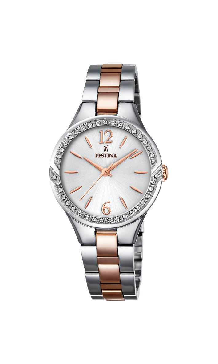Festina Mademoiselle Women's Watch F20247_1 - Elegant Stainless Steel Bracelet, Water Resistant, Perfect for Daily Wear & Special Occasions