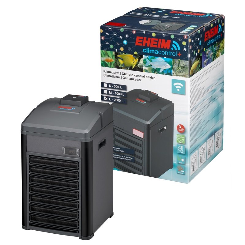 EHEIM Climacontrol+ L (2000L) Aquarium Chiller & Heater - Precise Temperature Control for Saltwater & Freshwater Fish Tanks