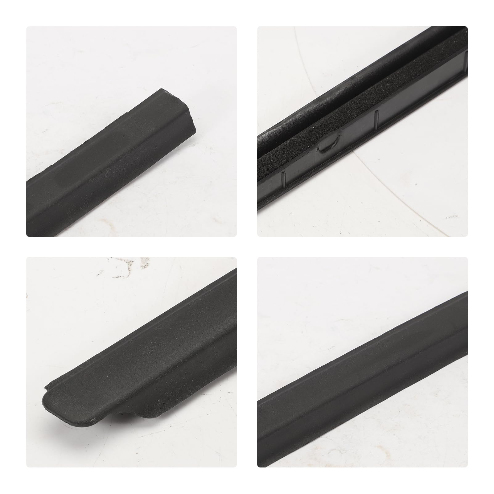 2-Pack Windshield Molding Strips for Dodge Ram 1500/2500/3500/4500/5500 (2009-2022) - Front Left & Right Replacement - OEM 68297609AB & 68297608AB - Weatherproof Seal & Noise Reduction for Truck Cab Protection