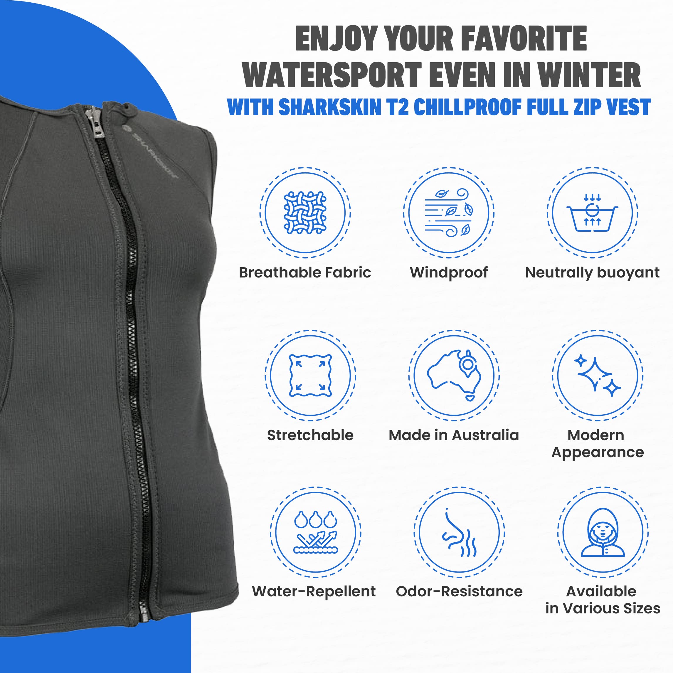 Lightweight Titanium 2 Chillproof Vest for Women - Full Zip Water-Resistant Winter Jacket - Perfect for Hiking, Skiing & Outdoor Activities