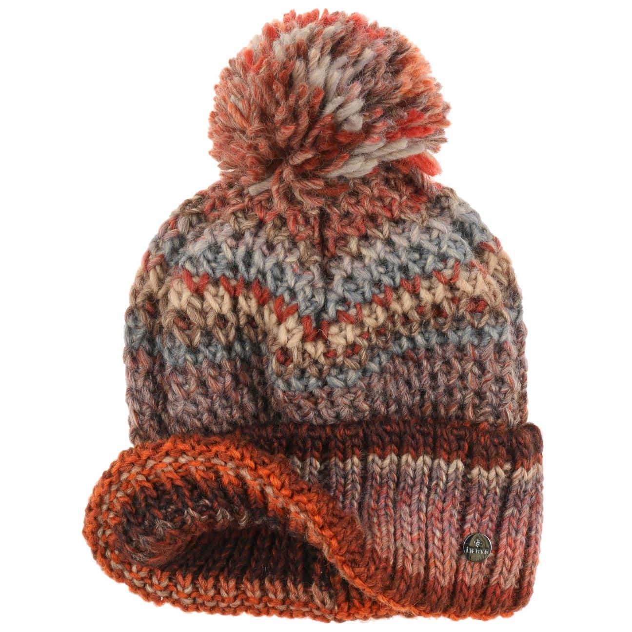 Lierys Finja Bobble Hat - Warm Winter Knit Beanie for Women & Men - Perfect for Skiing, Snowboarding & Outdoor Activities