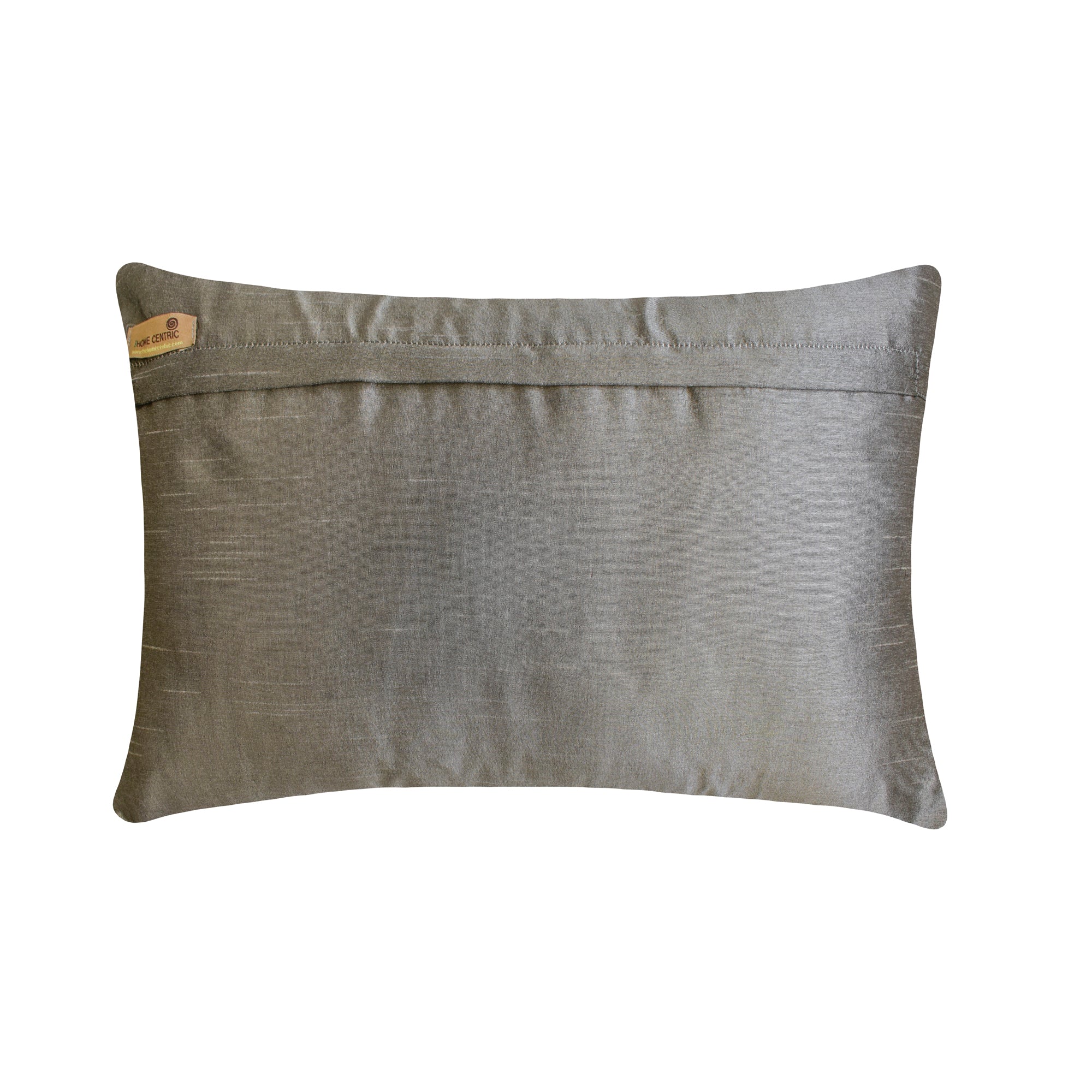 Luxury Gold Decorative Lumbar Pillow Cover - Art Silk Throw Pillow Case for Sofa, Bed, Couch - Elegant Home Decor for Living Room & Bedroom