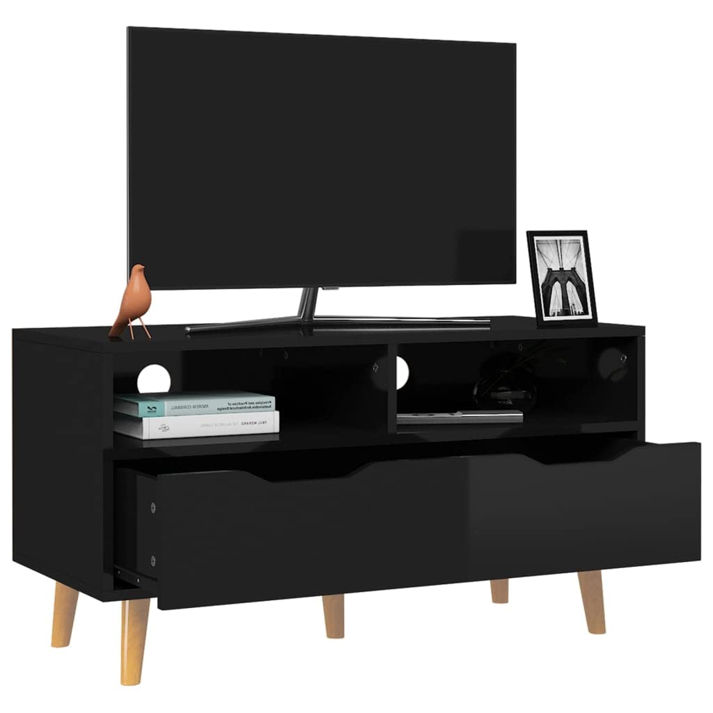 Modern TV Stand with Storage - 35.4