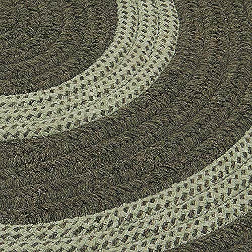 Premium Graywood Runner Rug 2' x 8' - Soft Moss Green Indoor/Outdoor Carpet - Perfect for Hallways, Entryways, and Kitchen Floors