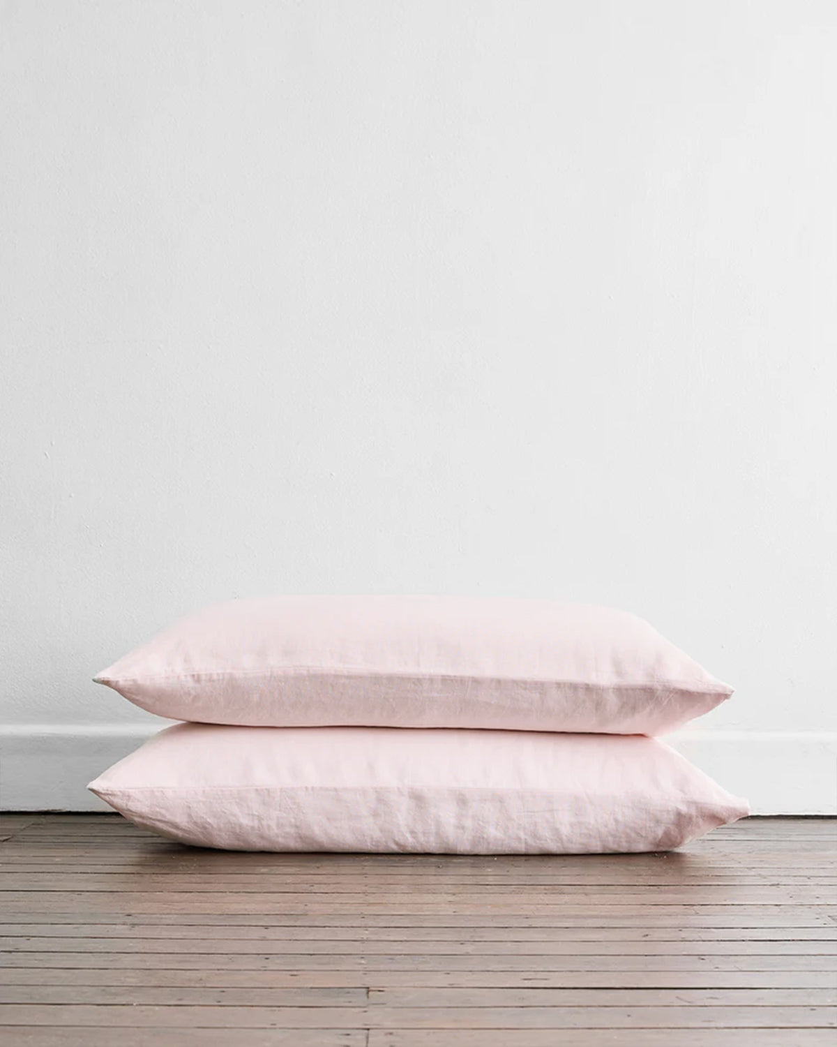 100% Pure Flax Linen King Size Pillowcases Set of 2 - Natural Rosewater Color - Breathable & Hypoallergenic Bedding for Hot Sleepers - Perfect for Master Bedroom, Guest Room & Luxury Hotels