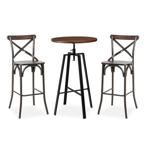 Rustic Adjustable Table & Chairs
