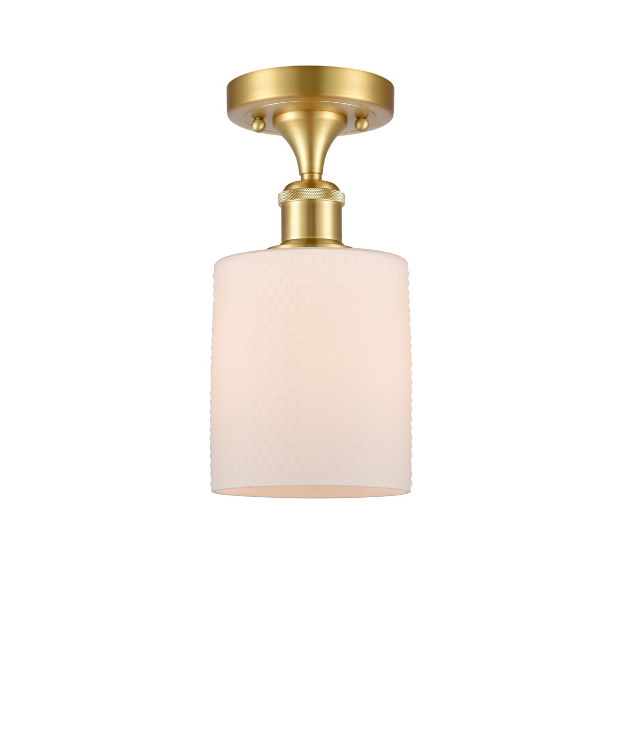 516-1C-SG-G111-LED Bare Bulb 1 Light Cord Set in Satin Gold - Vintage Edison Lighting for Cafe, Restaurant and Home Decor