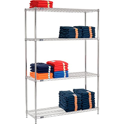 Nexel 4-Tier Adjustable Wire Shelving Unit 18