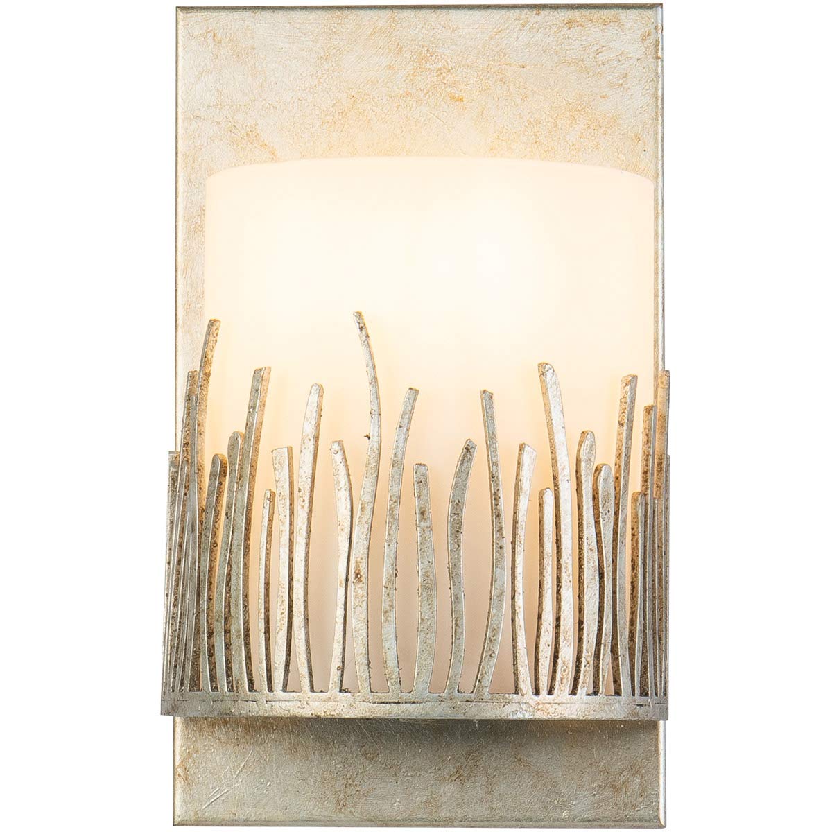 Lucas & McKearn BB90610S-1 Modern Bathroom Vanity Light Fixture - Brushed Silver Finish for Bathroom Mirror Lighting, Perfect for Home Decor & Renovation