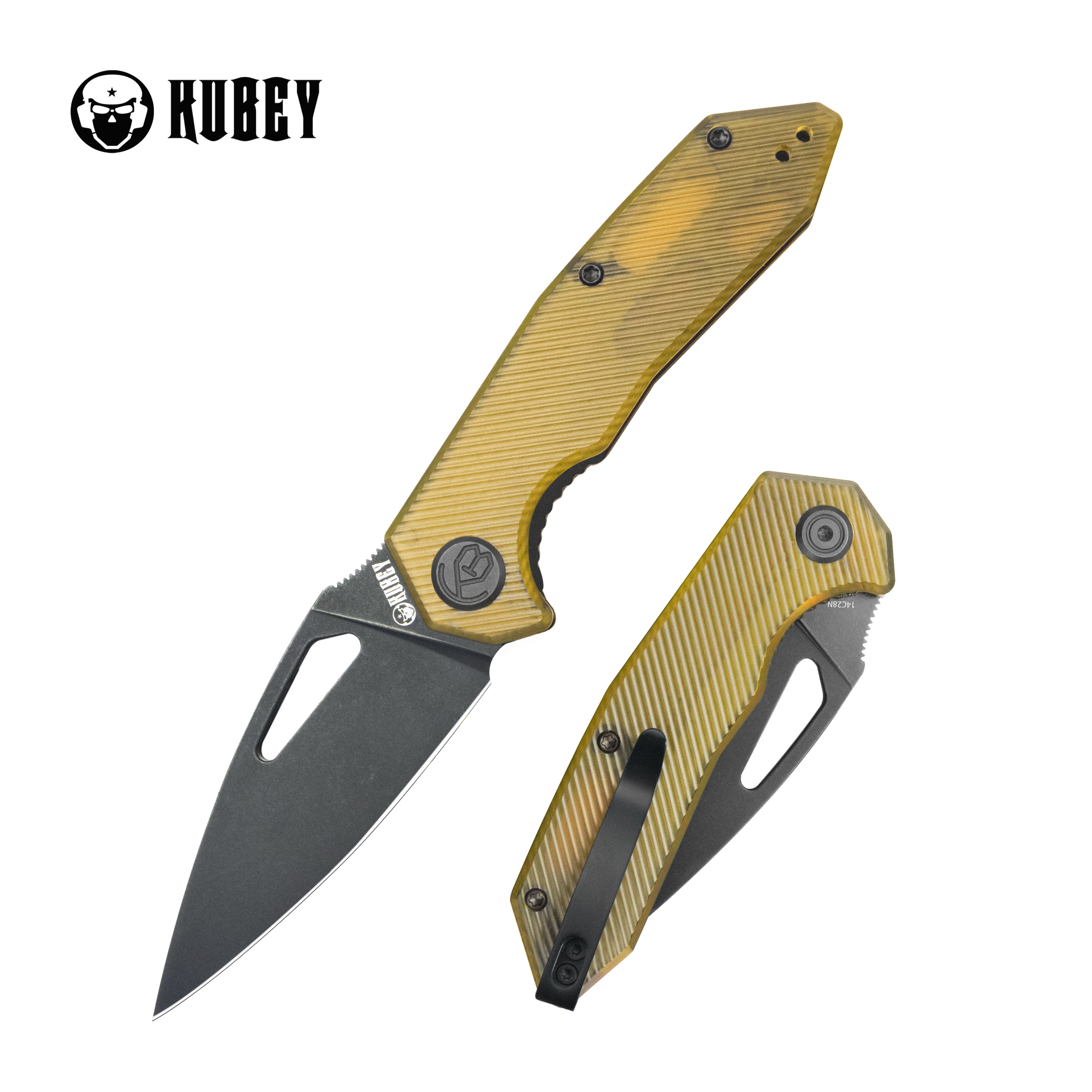 Kubey Coeus Liner Lock Folding Knife - 3.11