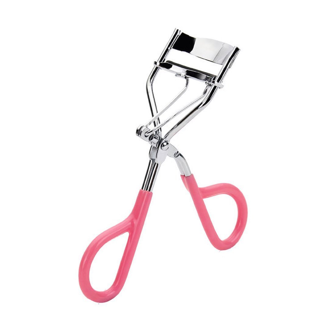 Ubersweet® Professional Eyelash Curler with Pink Handle - Imported Beauty Tool for Perfect Curled Lashes | Ideal for Makeup, Salon, and Home Use