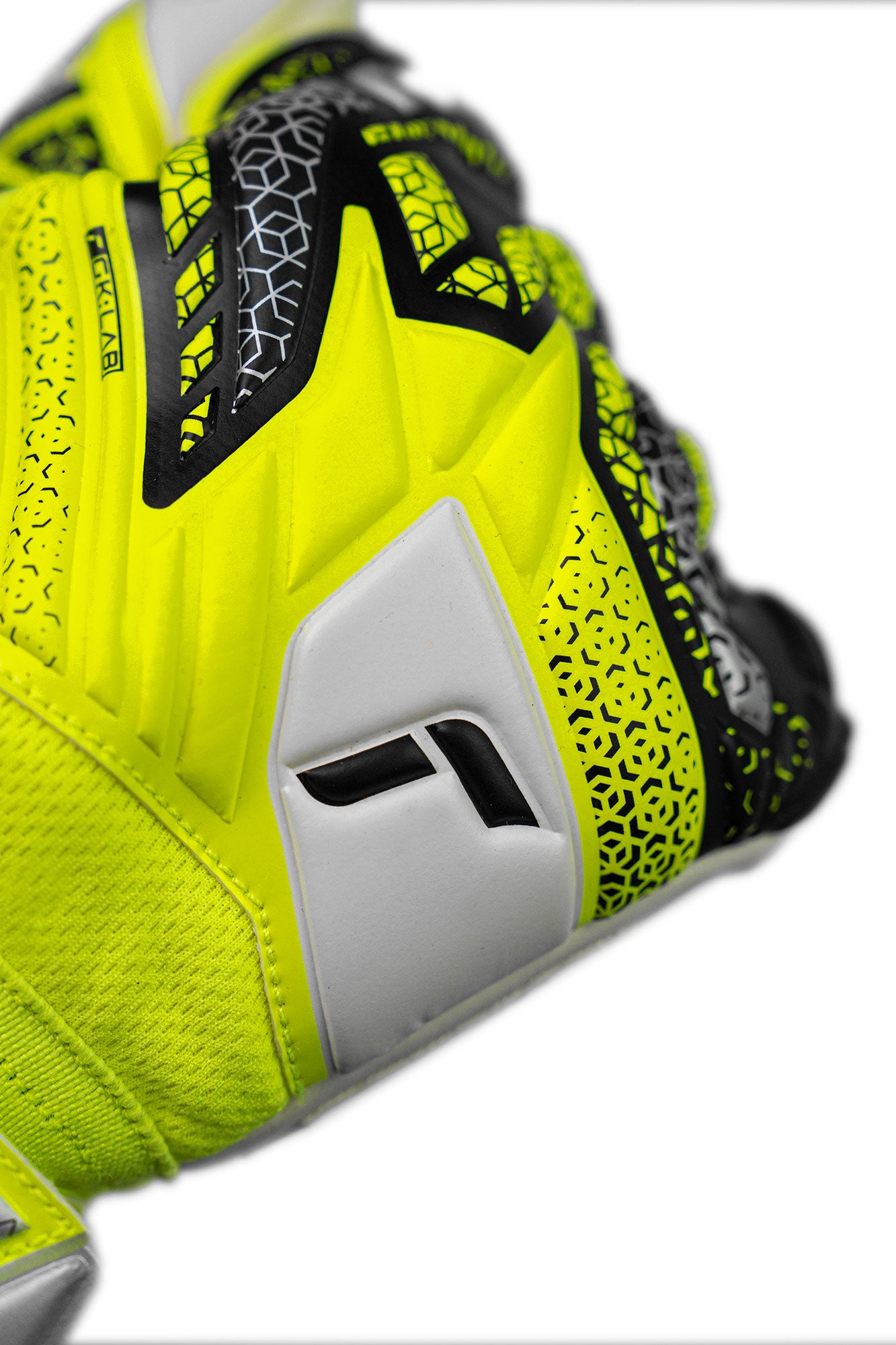 Reusch Attrakt Grip GK Goalkeeper Gloves - Safety Yellow & Silver - Professional Soccer Goalie Gloves for Training & Match Play