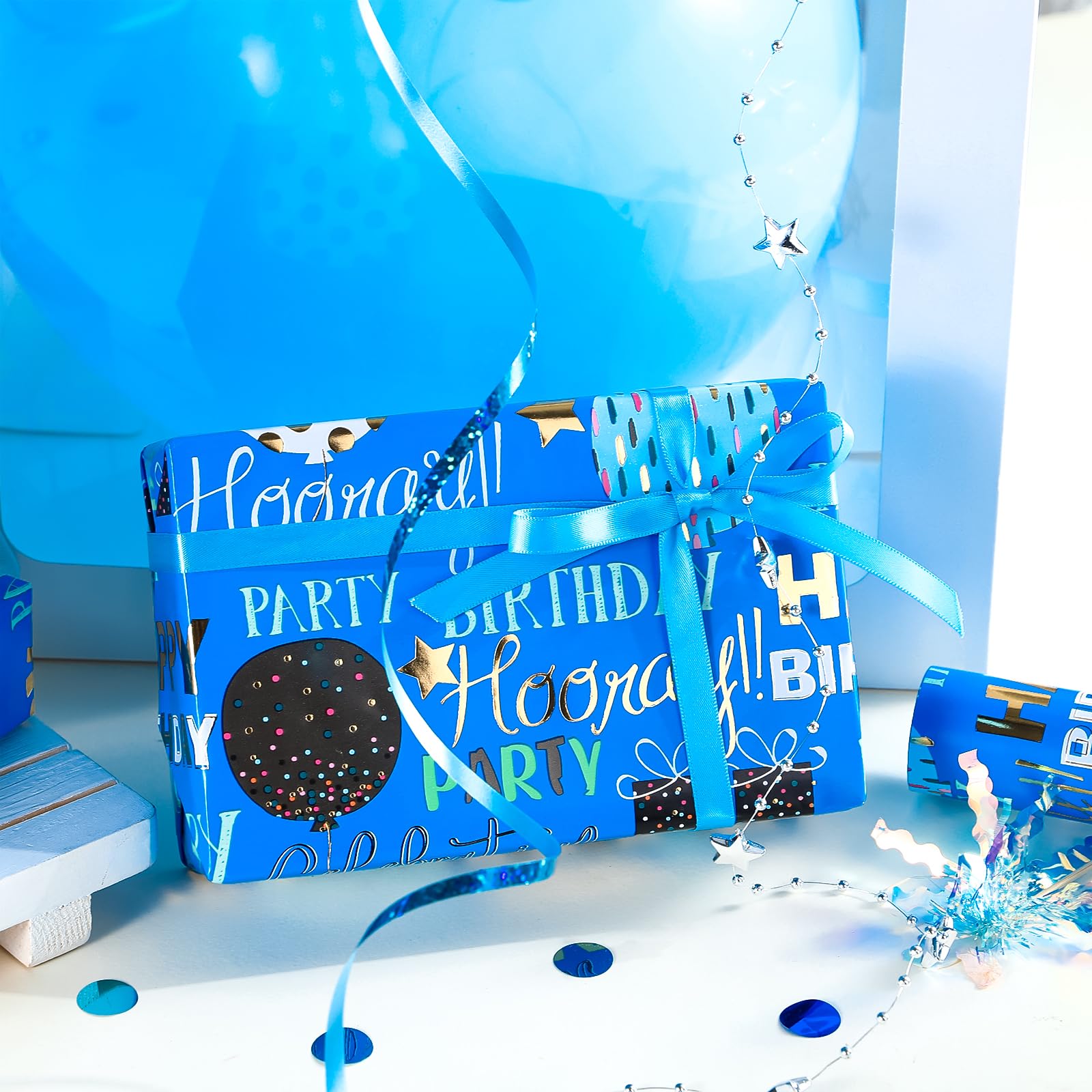 WRAPAHOLIC Birthday Wrapping Paper - Mini Roll (17