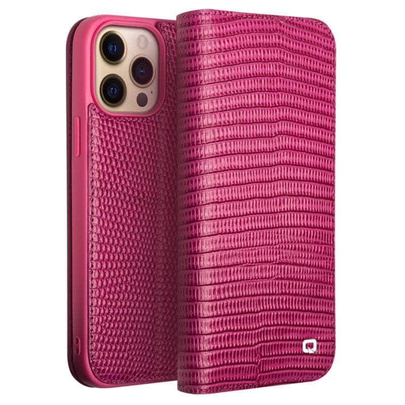 Genuine Leather iPhone 14 Pro Wallet Case with Card Holder - Slim Protective Cover for Credit Cards & ID - Perfect for Business, Travel and Everyday Use