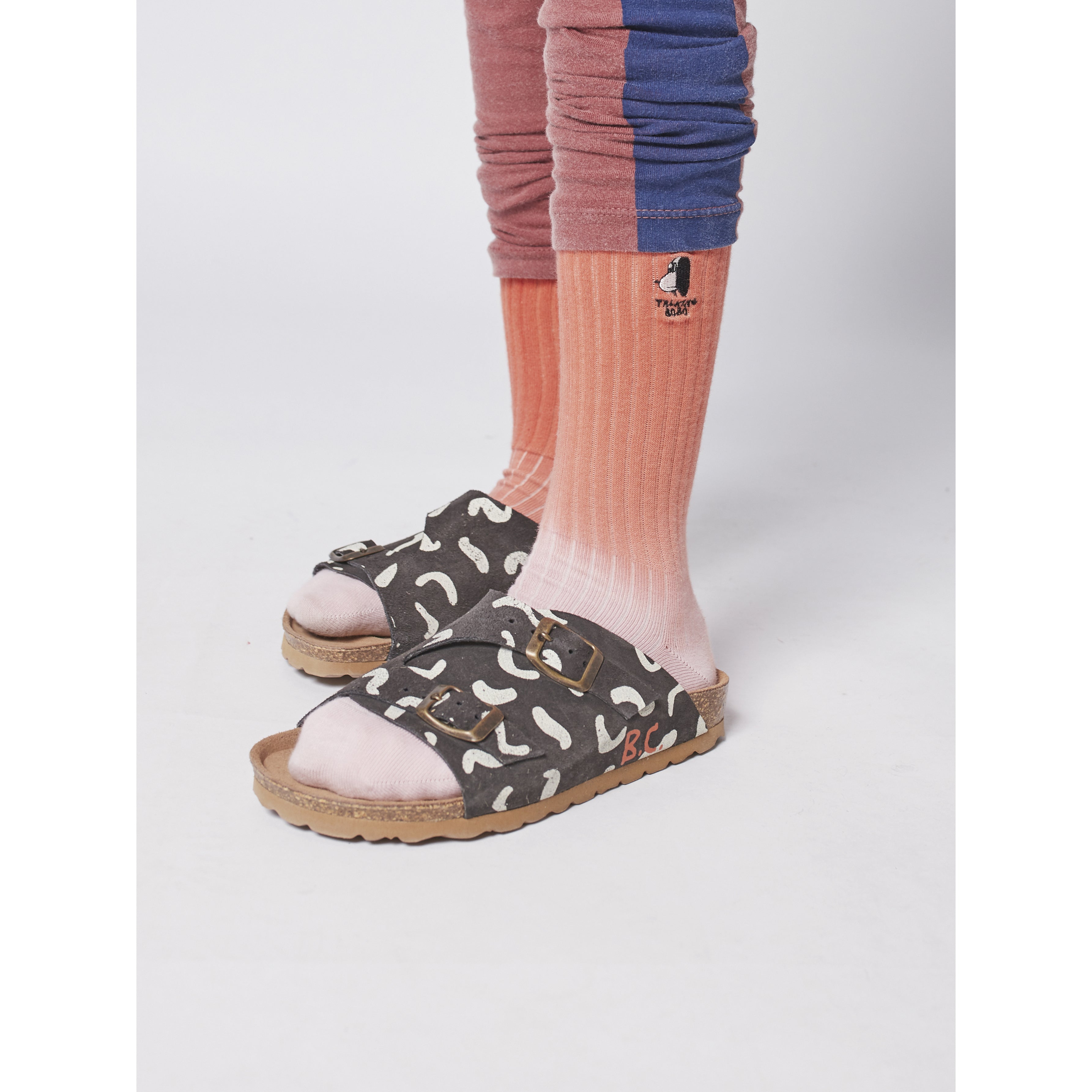 Bobo Choses Blue Striped Leggings for Kids - Soft Cotton Comfort Pants for Playtime & Everyday Wear | Perfect for School, Playdates & Outdoor Activities
