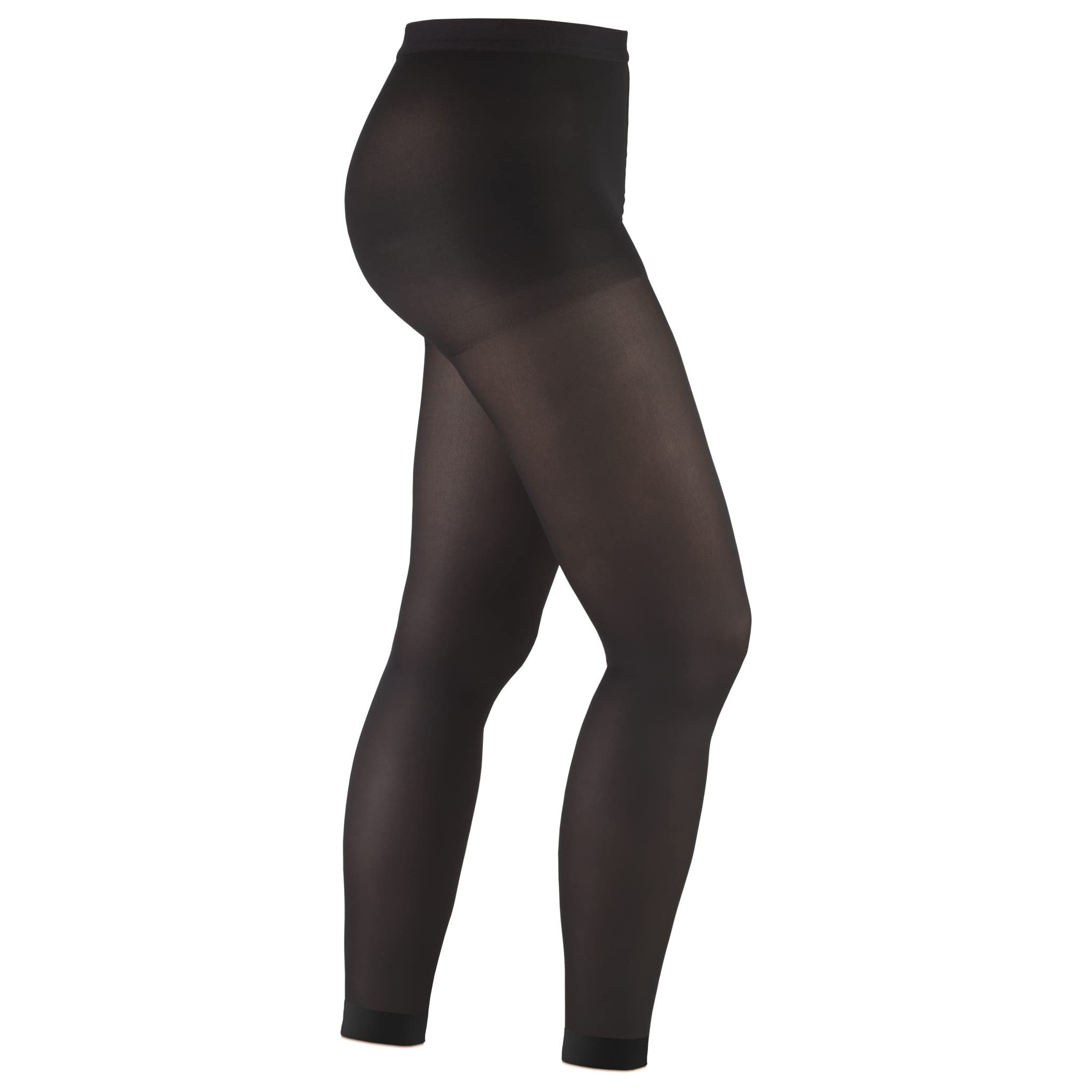 Truform Women's 20-30 mmHg Compression Tights - Footless Shapewear for Varicose Veins & Travel