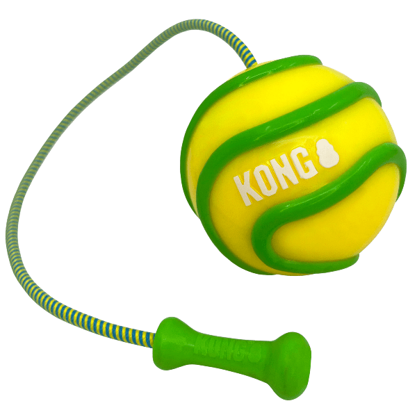 KONG Bunzi High Visibility Dog Toy - Durable Fetch & Chew Toy for Active Dogs, Perfect for Outdoor Play & Training