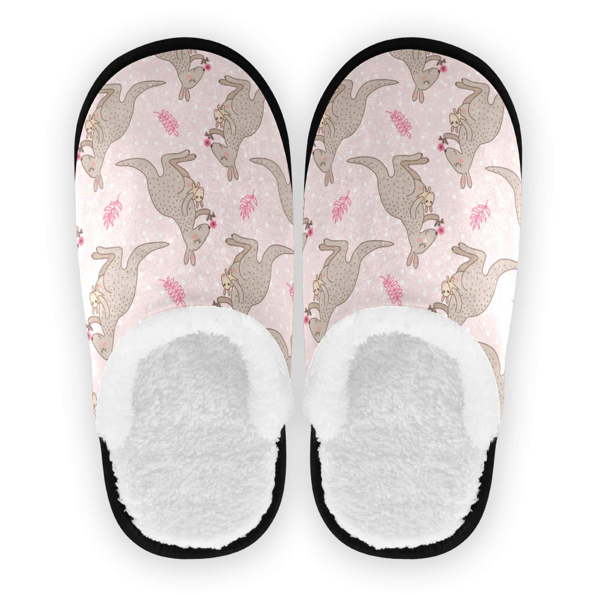 Women's & Men's Soft Fuzzy Memory Foam Slippers - Anti-Skid Sole Coral Fleece House Shoes for Indoor & Outdoor Use - Comfortable Home Footwear for Relaxation & Lounging (Sizes M-L)