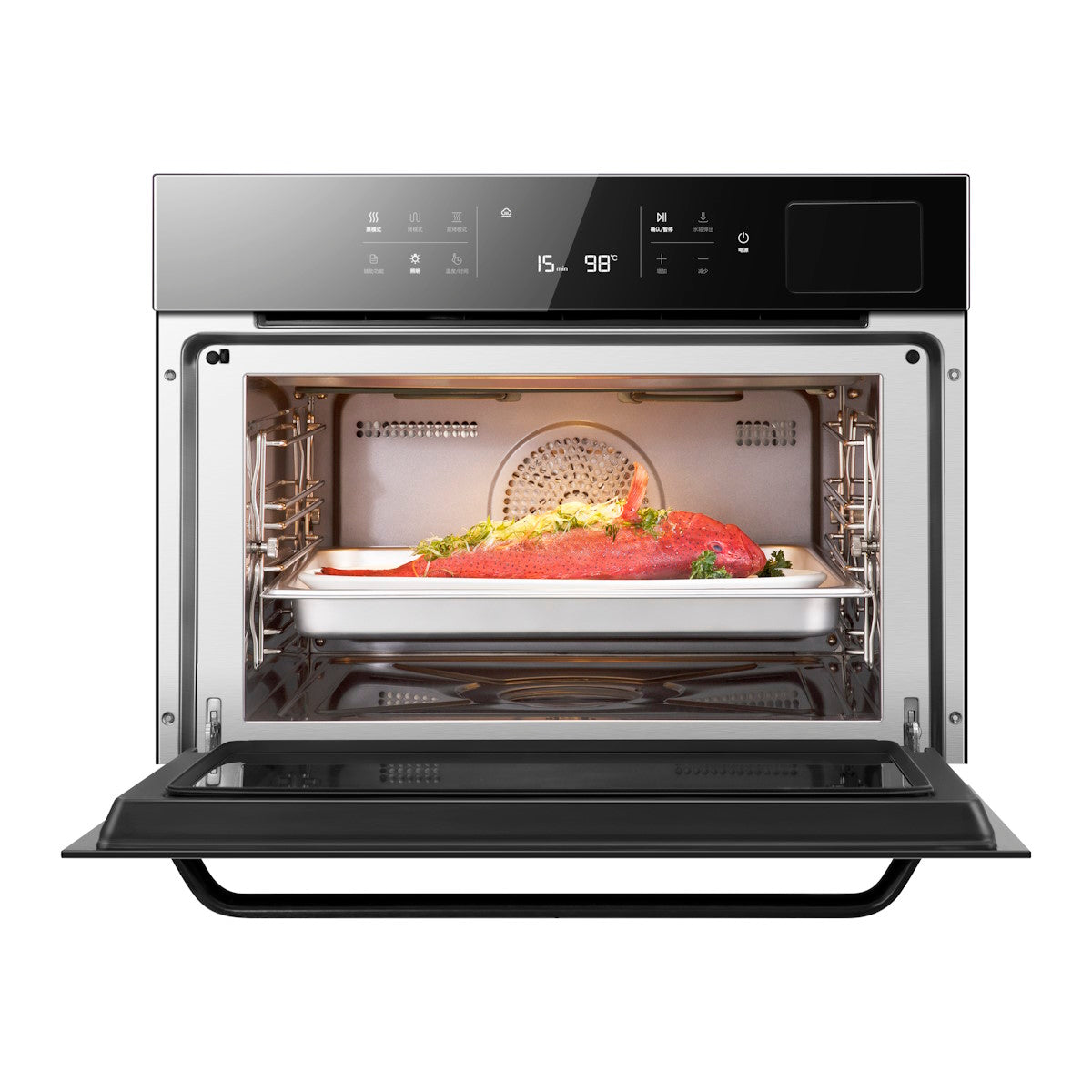 ROBAM CQ760 Built-in Wall Oven - 30 Inch Stainless Steel Electric Oven with Convection, Self-Cleaning & 10 Cooking Modes - Perfect for Baking, Roasting & Family Cooking