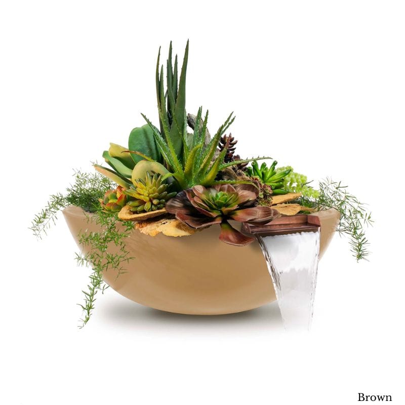 Sedona Planter Bowl with Water - Self-Watering Plant Pot for Indoor Plants, Succulents & Herbs - Perfect for Home, Office & Garden Decor