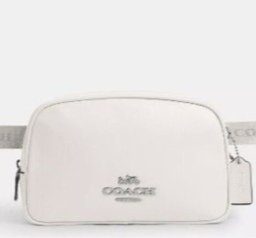 NWT Coach Unisex Leather Pace Belt Bag Fanny Pack Sling Bag - Stylish Crossbody Purse for Travel, Hiking & Everyday Use