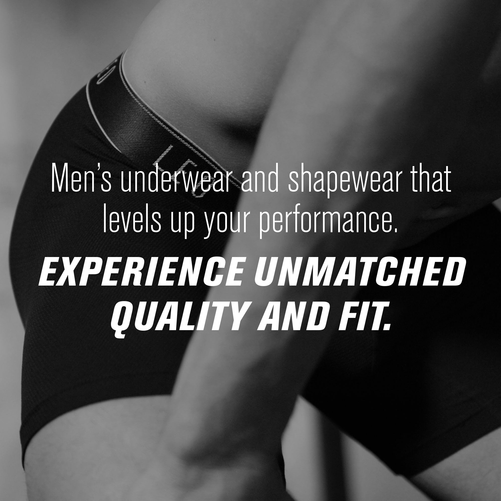 Men's Leo Compression Vest - Tummy Control & Posture Corrector Shapewear for Back Support - Slimming Body Shaper for Workout, Office & Everyday Wear