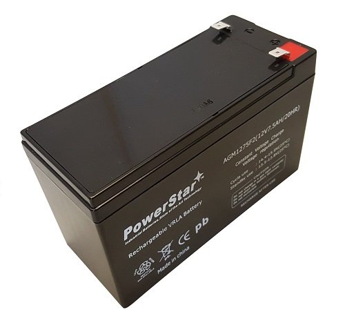 PowerStar RBC2 12V 7.5AH Replacement Battery for APC UPS Backup Power Supply - Perfect for Home Office, Server Rooms & Emergency Power Outages