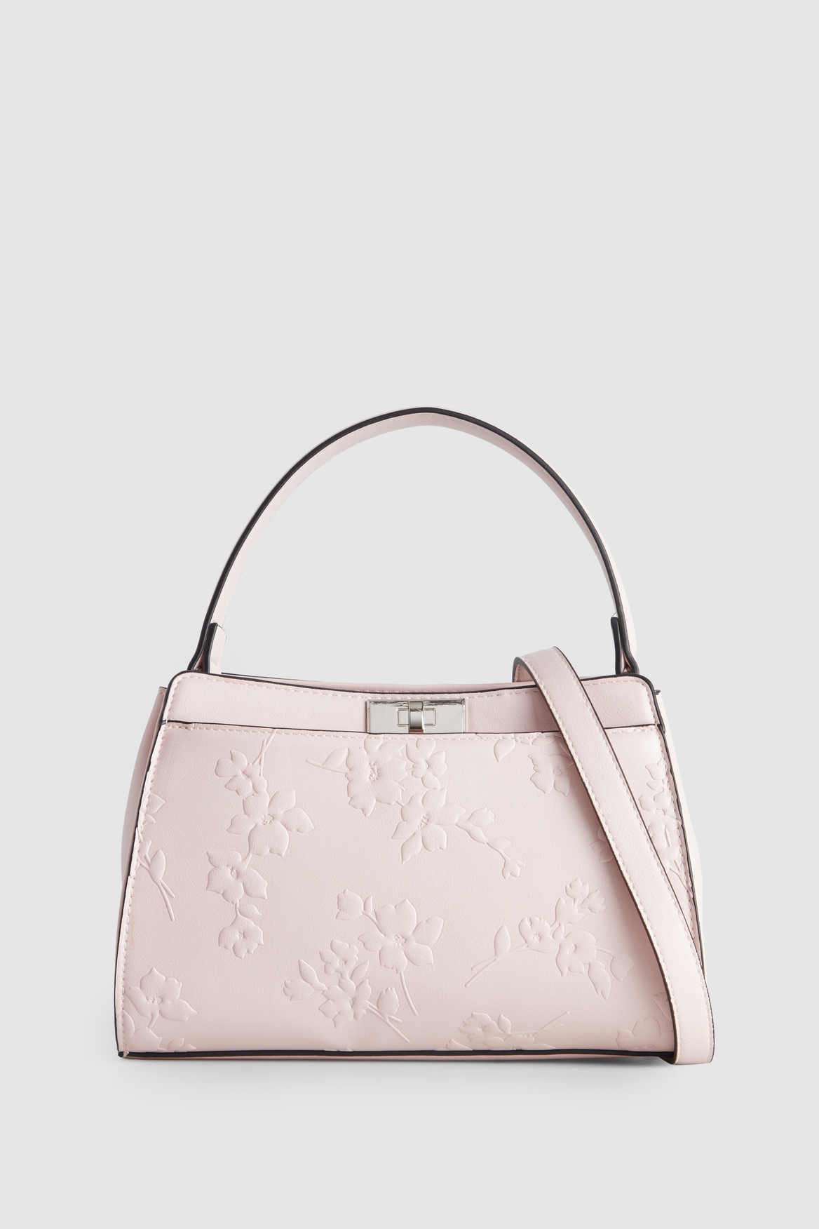 Stylish Posy Embossed Mini Tote Bag for Women - Fashionable Crossbody Purse for Daily Use, Shopping & Travel