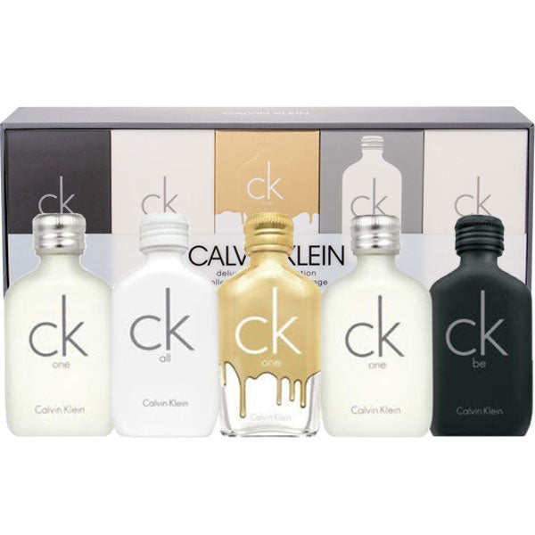 Calvin Klein CK Miniature Gift Set for Men - 4 x 10ML EDT (CK One, CK All, CK Gold, CK Be) | Perfect for Travel, Gifts & Daily Fragrance Refresh