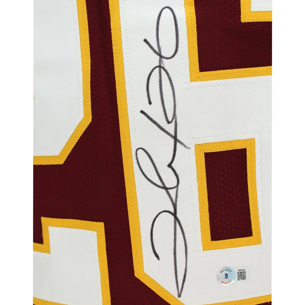 Clinton Portis Autographed Washington Commanders Burgundy Jersey with BAS COA - Signed NFL Football Memorabilia for Collectors & Fans - Perfect for Display, Gifts, and Sports Memorabilia Collections