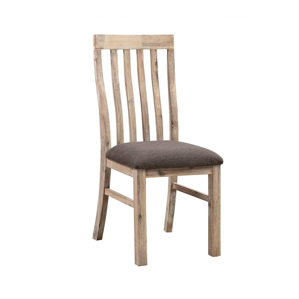 9-Piece Dining Set with 180cm Medium Size Table & 8 Chairs - Solid Acacia Wood Base in Oak Finish | Perfect for Family Gatherings & Dinner Parties