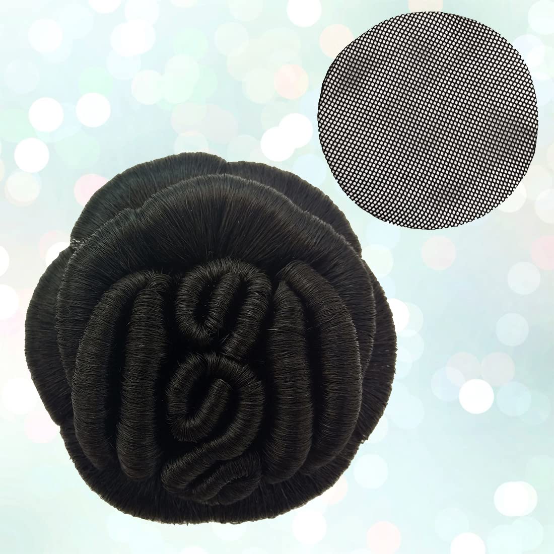 Premium Hair Bun & Juda Net - Jasmina Super Deluxe Hair Accessories for Women | Perfect for Bridal, Party & Professional Hairstyling