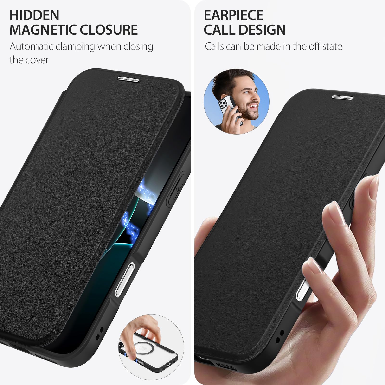 DUX DUCIS iPhone 16 Pro Wallet Case (6.3
