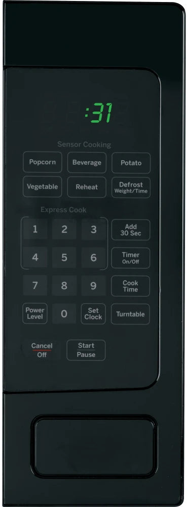 GE Profile 24-Inch Countertop Microwave Oven in Black (PEM31DFBB) - Perfect for Small Kitchens, Dorms & Office Spaces