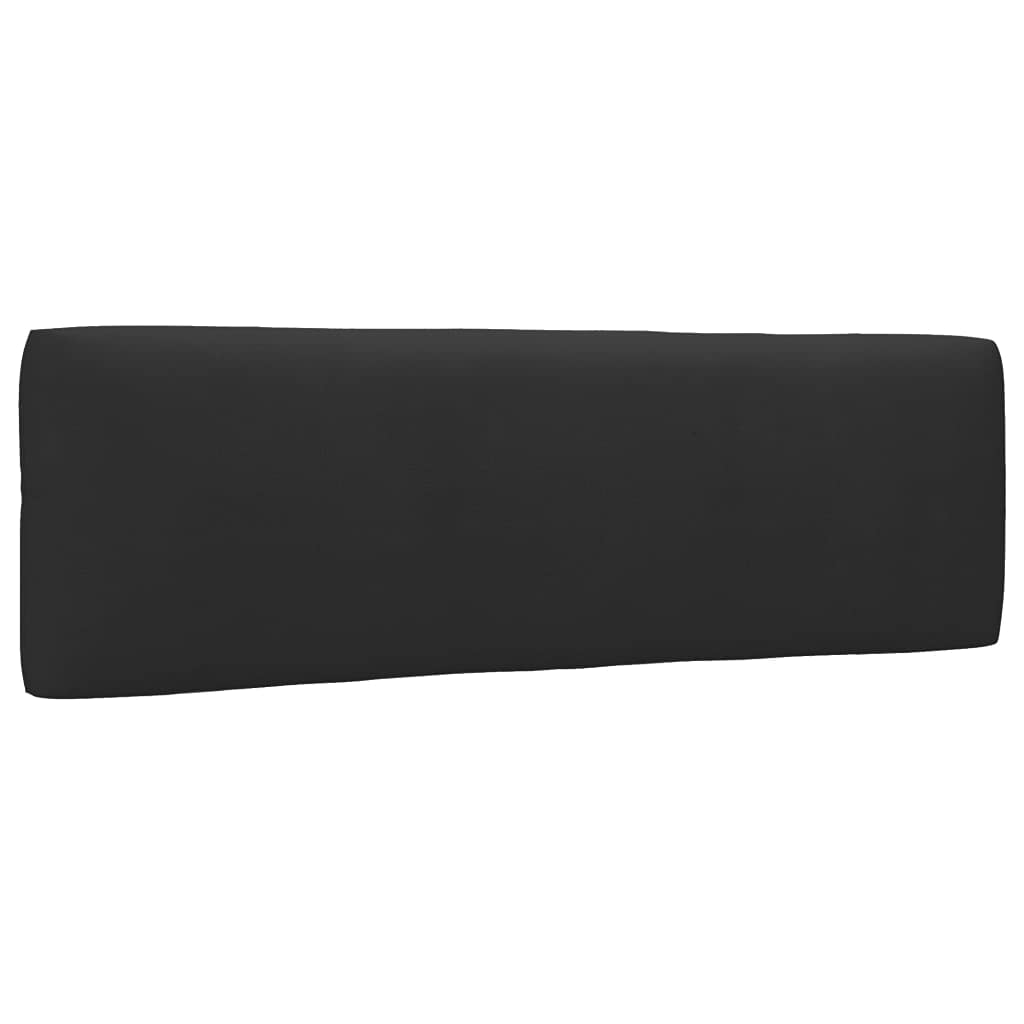 Premium 3-Piece Pallet Sofa Cushion Set - Extra Thick Padded Seat Cushions for Outdoor Patio Furniture - Waterproof & Durable Black Cushions - Perfect for Garden, Deck, Poolside & Backyard Relaxation