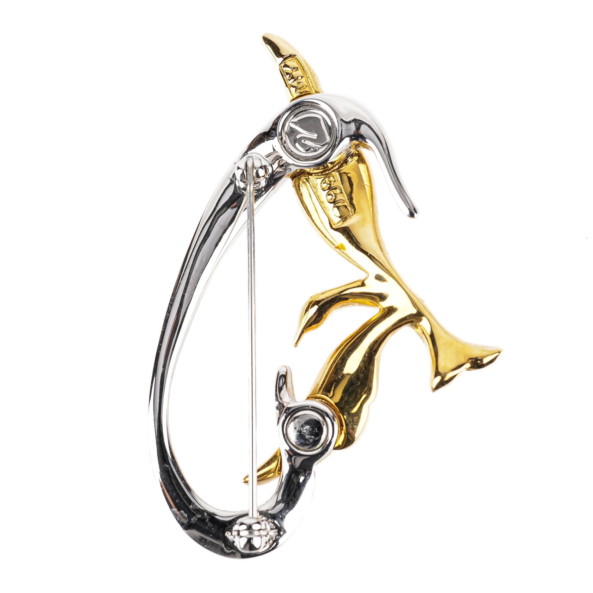 Swarovski Gold Tone Pave Bird in Flight Brooch Pin - Elegant Jewelry for Women, Gift for Her, Perfect for Weddings, Parties & Special Occasions