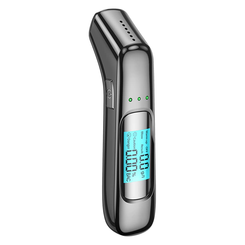 Professional Digital Breathalyzer - Accurate Alcohol Breath Tester for Drunk Driving Detection, Portable BAC Analyzer for Personal & Workplace Safety | Perfect for Drivers, Bars, and Law Enforcement