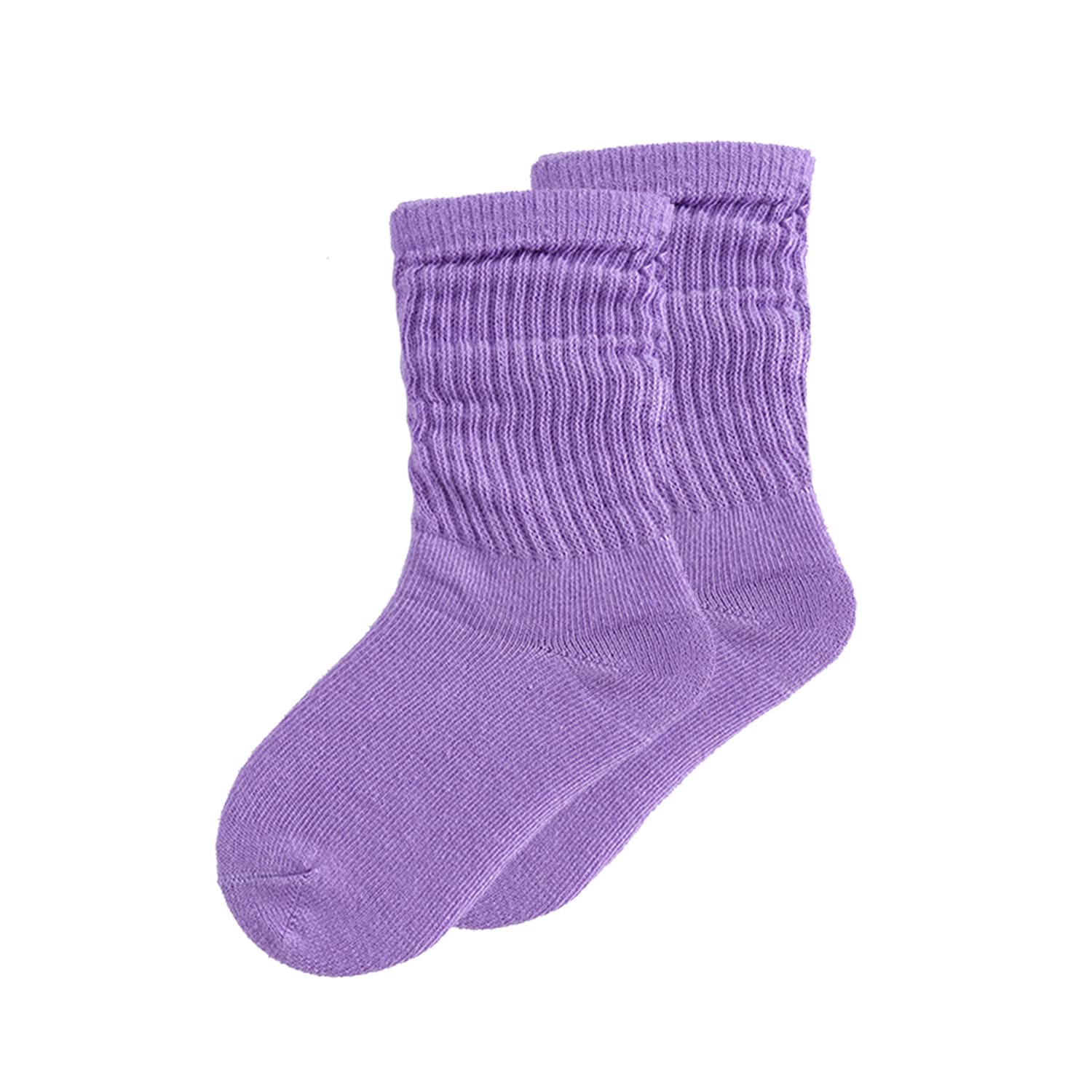 DOOVID Toddler Knee High Socks - Soft Cotton Crew Socks for Boys & Girls - Non-Slip Slouch Socks for Kids (2-5 Years) - Perfect for Playtime, School & Cold Weather