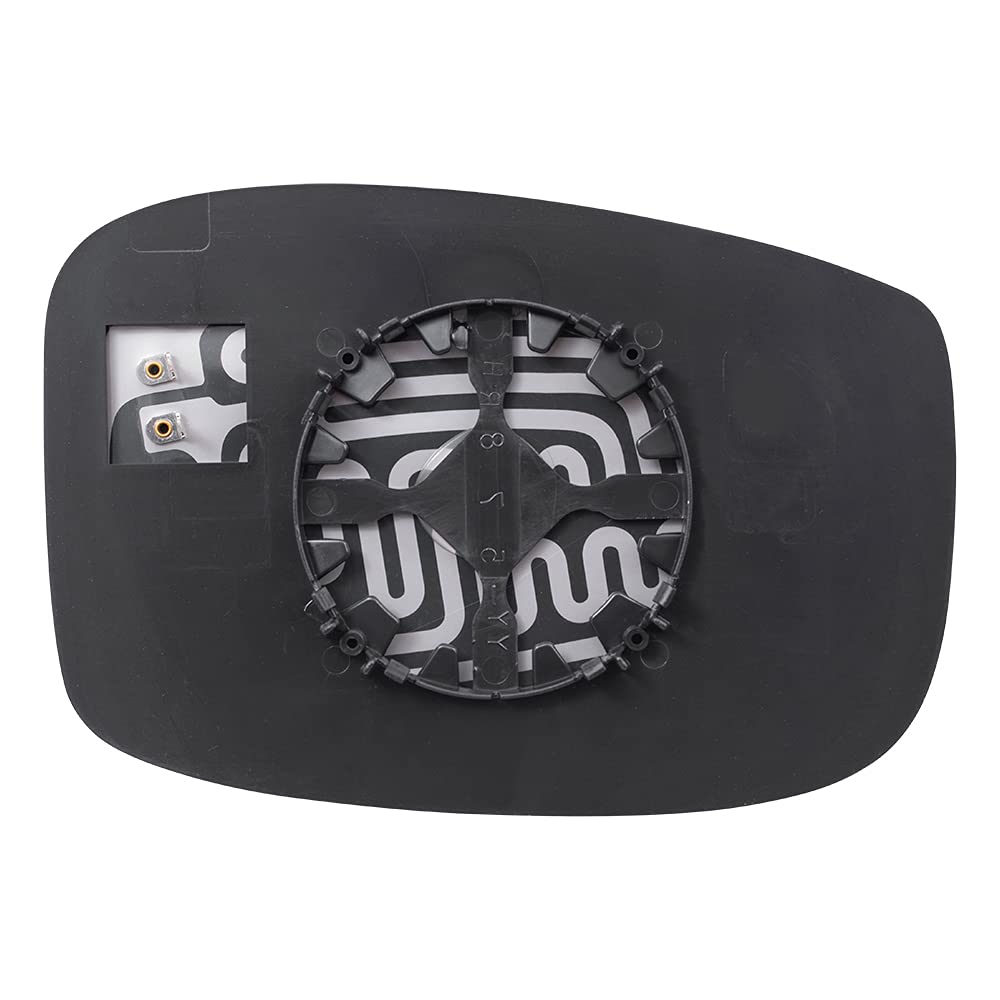 Brock Replacement Driver Side Left Door Mirror Glass with Heated Base - Perfect for Trucks, SUVs & Sedans - Easy Installation & All-Weather Visibility