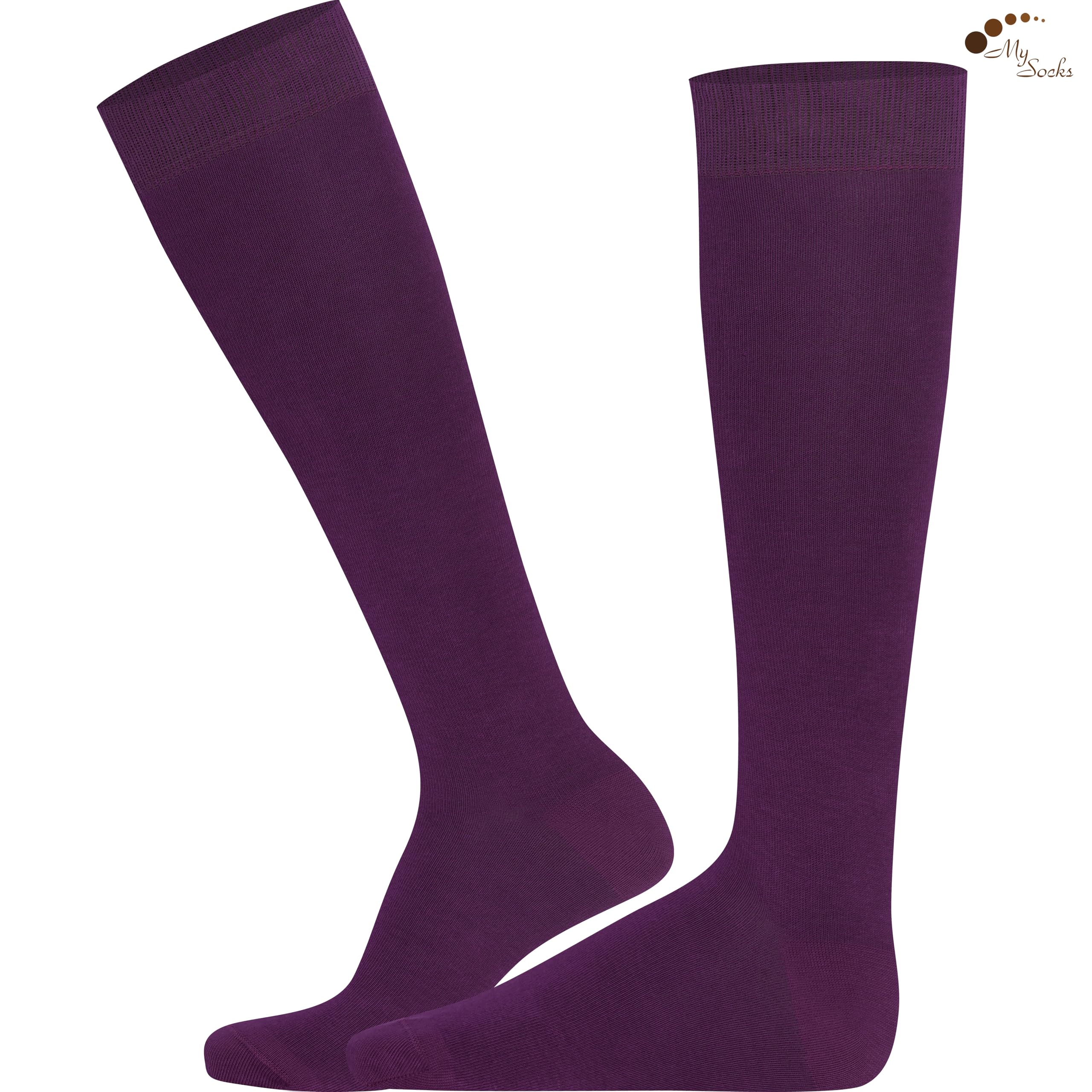 Premium Knee High Socks for Women & Men - Soft Combed Cotton, Seamless Toe Design - Tall Long Socks for Running, Hiking & Everyday Comfort