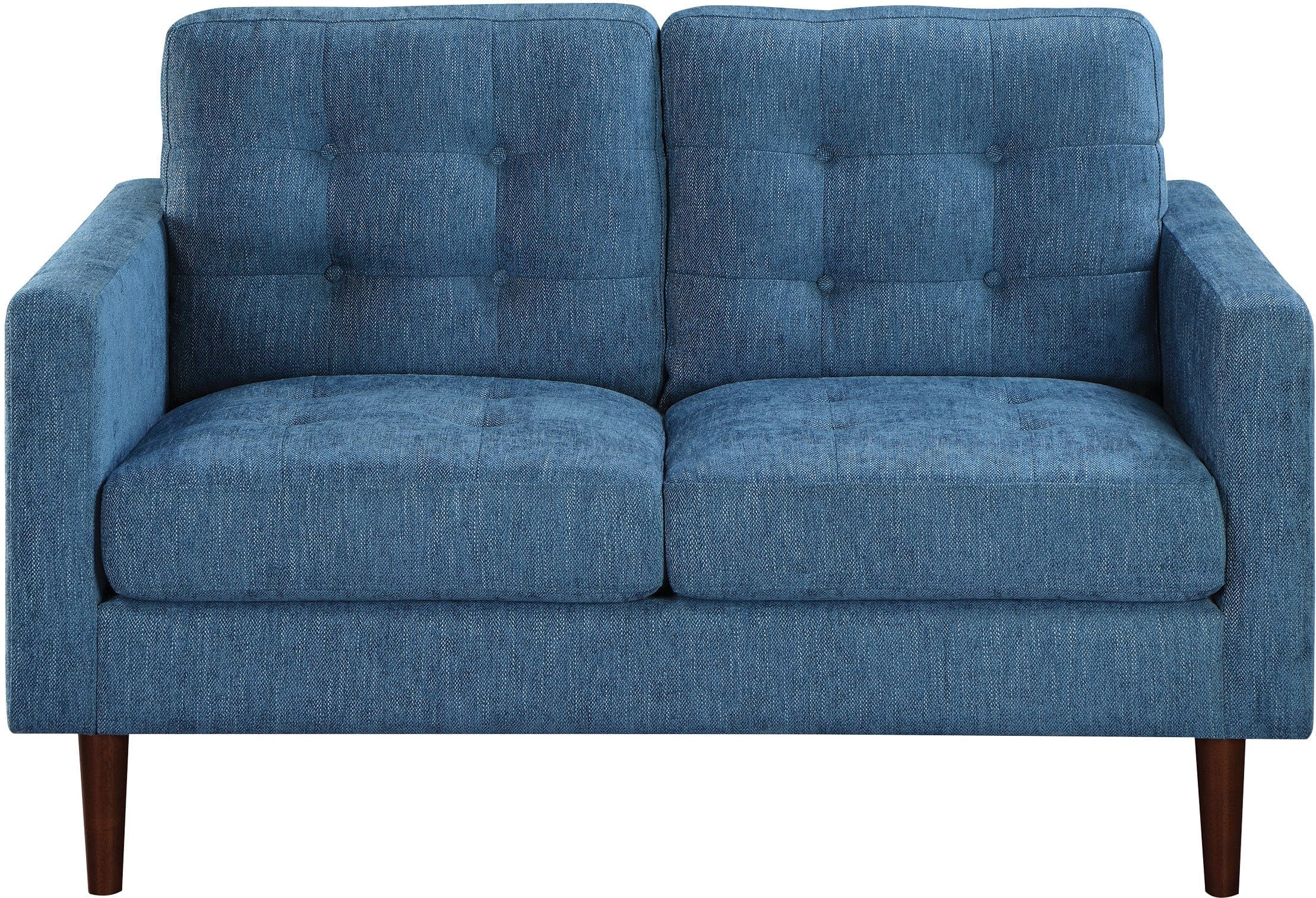 Office Star Grayburn Mid Century Loveseat [GYB52] - Modern Small Sofa for Living Room, Office & Lounge - Comfortable 2-Seater Loveseat for Home Decor