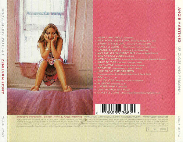 Angie Martinez - Up Close And Personal CD Album | Hip Hop & R&B Music | Perfect for Home, Car & Party Playback