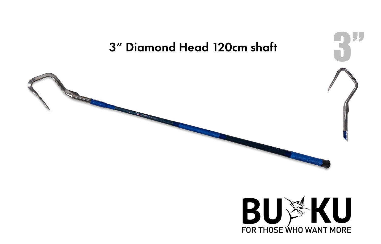 Premium Diamond Head Gaff Fishing Hook - Heavy Duty Saltwater Fishing Gear for Tuna, Marlin & Big Game Fish - Perfect for Deep Sea Fishing & Offshore Angling Adventures
