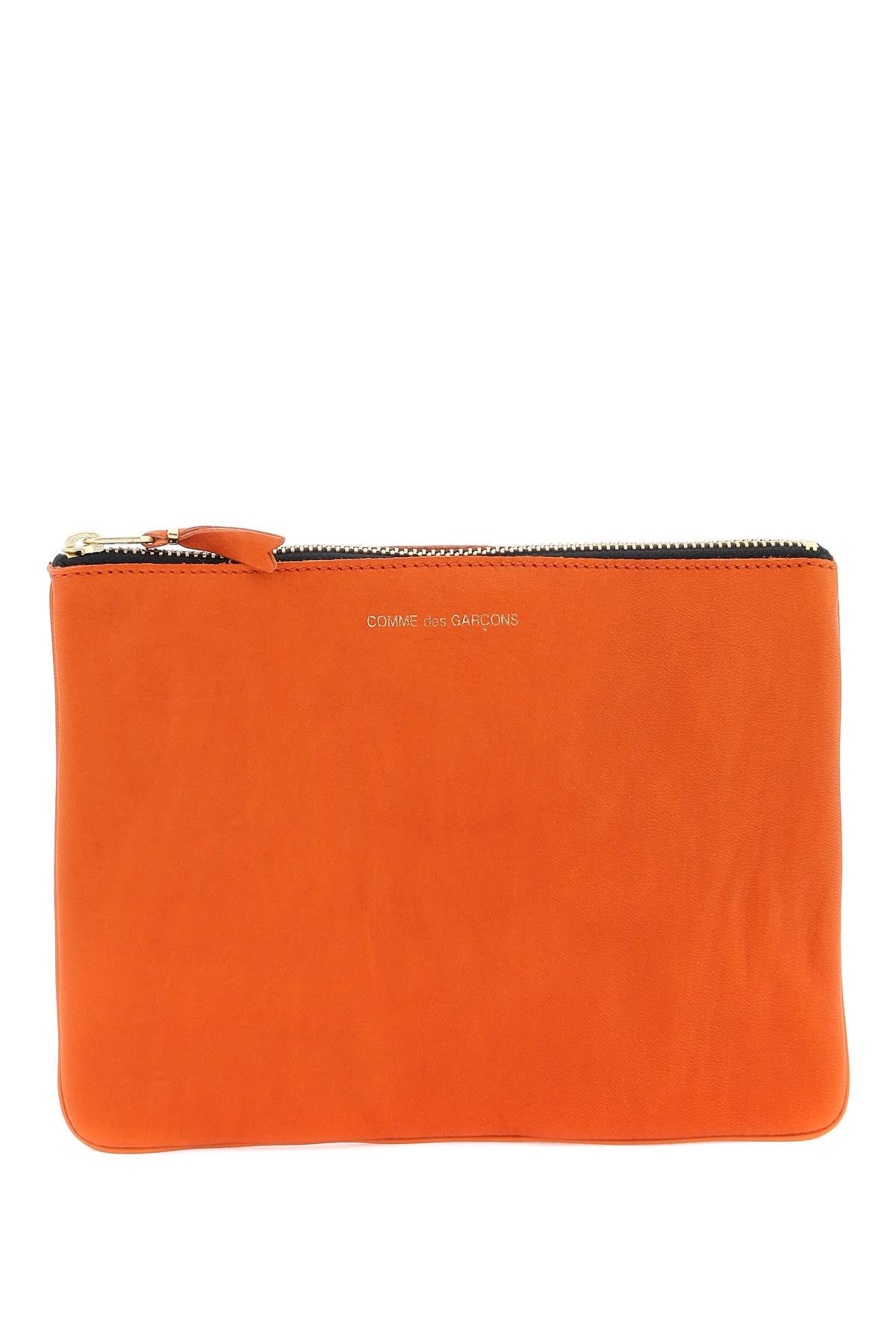 Comme des Garcons Classic Leather Wallet Pouch for Men & Women - Stylish & Durable Card Holder for Everyday Use, Travel, and Gifts