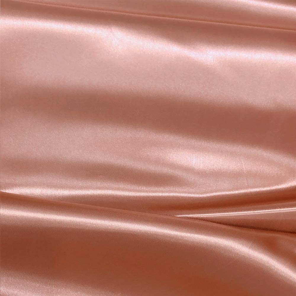 10 Pack Satin Rose Gold Table Runner 12 x 108 Inches - Elegant Wedding Reception Tablecloth, Banquet Decor, Baby Shower Party, Holiday Dining Table Decoration (Rose Gold) | Perfect for Weddings, Bridal Showers, Anniversary Parties & Formal Events